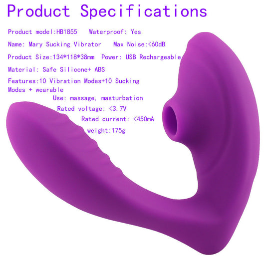 SuckBuddy™ – Dual-Headed Sucking & Vibrating Massager