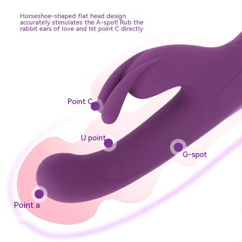 DualQuake™ – Double-Headed Heated Vibrator